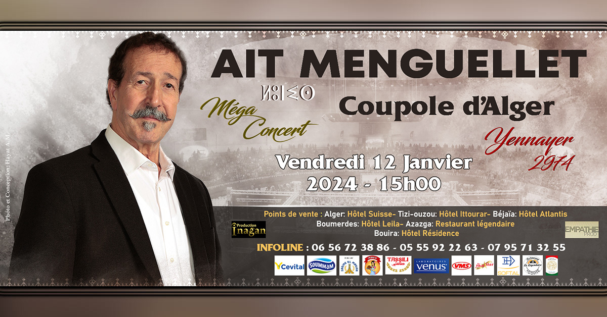 Ait Menguellet à l'Accor Arena de Paris le 26 novembre 2022